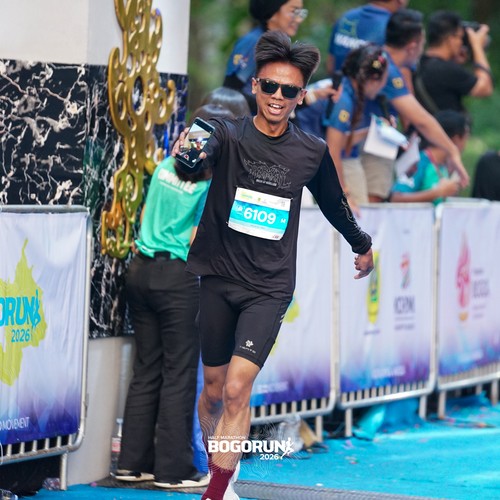 Race photo from BOGORUN 2026