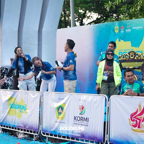 Race photo from BOGORUN 2026