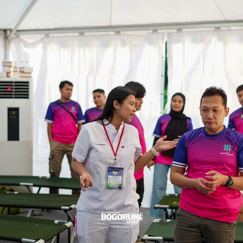 Race photo from BOGORUN 2026
