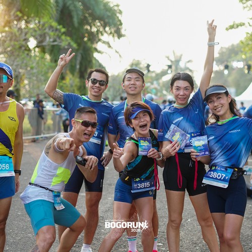 Race photo from BOGORUN 2026