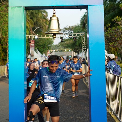 Race photo from BOGORUN 2026