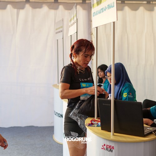 Race photo from BOGORUN 2026