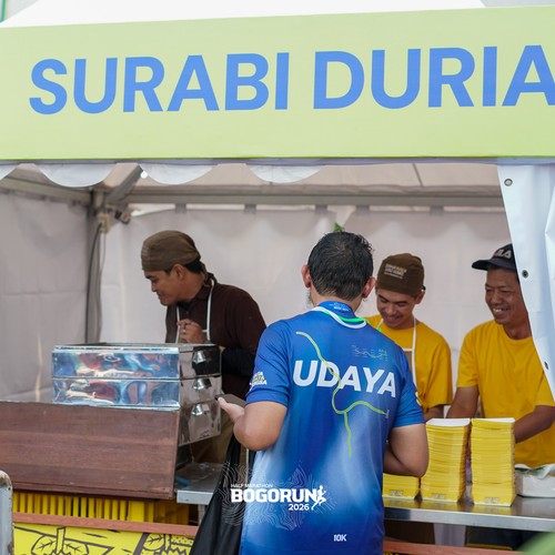 Race photo from BOGORUN 2026