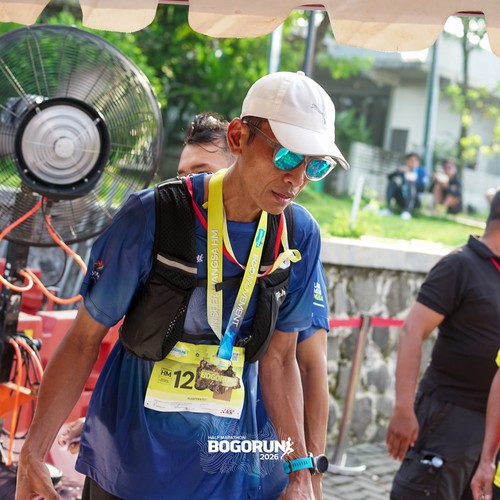 Race photo from BOGORUN 2026