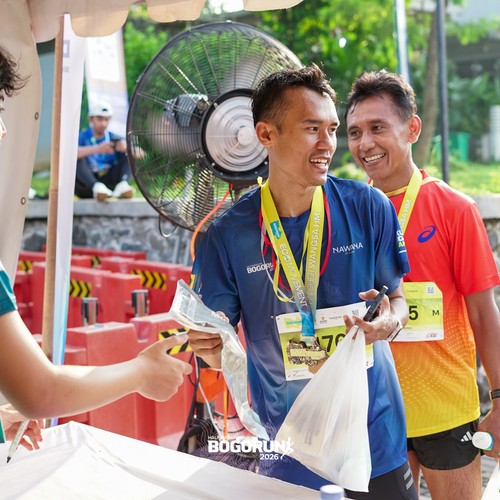 Race photo from BOGORUN 2026