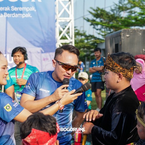 Race photo from BOGORUN 2026