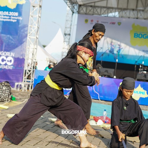 Race photo from BOGORUN 2026