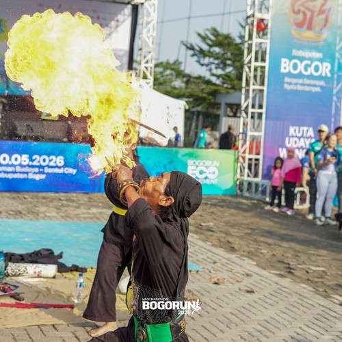 Race photo from BOGORUN 2026