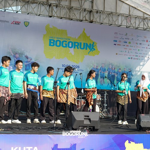 Race photo from BOGORUN 2026