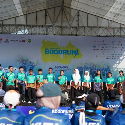 Race photo from BOGORUN 2026