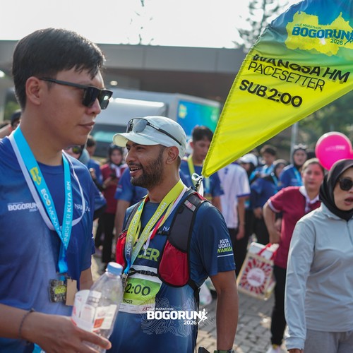 Race photo from BOGORUN 2026