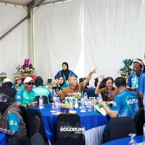 Race photo from BOGORUN 2026