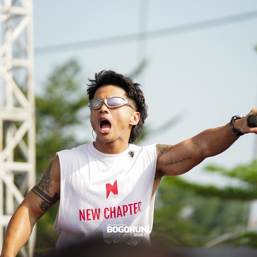 Race photo from BOGORUN 2026