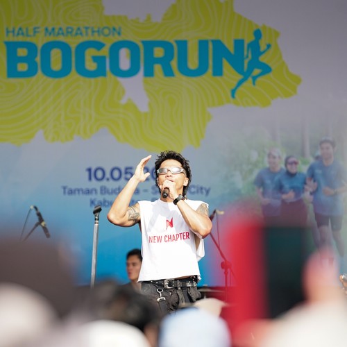 Race photo from BOGORUN 2026