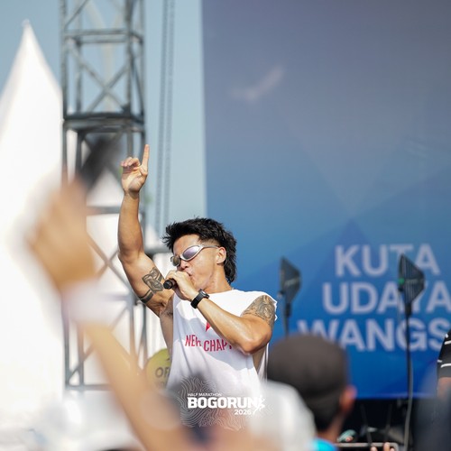 Race photo from BOGORUN 2026