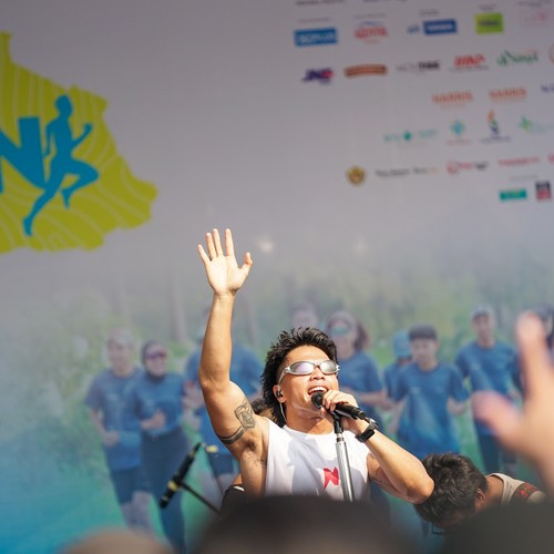 Race photo from BOGORUN 2026