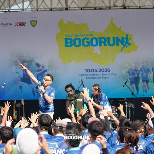 Race photo from BOGORUN 2026