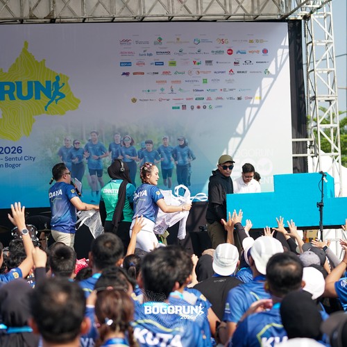 Race photo from BOGORUN 2026
