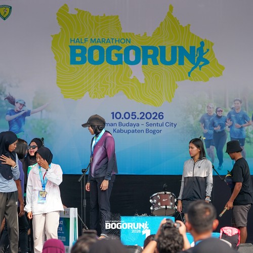 Race photo from BOGORUN 2026