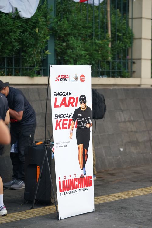 Race photo from Soft Launching Buku "Enggak Lari, Enggak Keren" & IdeaRun