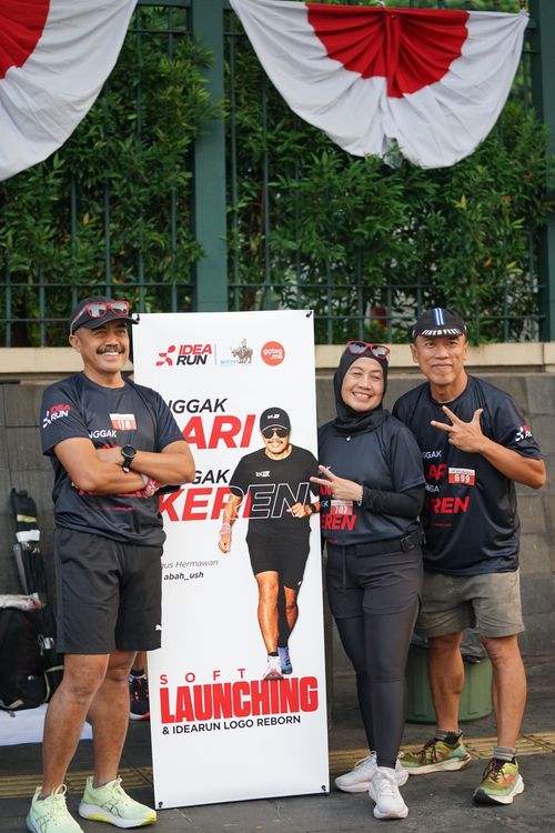 Race photo from Soft Launching Buku "Enggak Lari, Enggak Keren" & IdeaRun