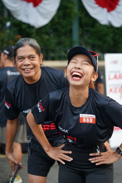 Race photo from Soft Launching Buku "Enggak Lari, Enggak Keren" & IdeaRun