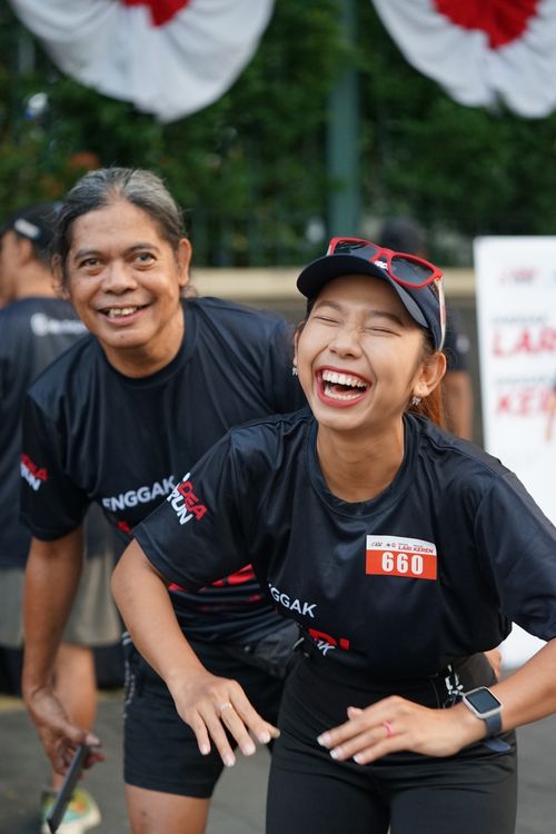 Race photo from Soft Launching Buku "Enggak Lari, Enggak Keren" & IdeaRun