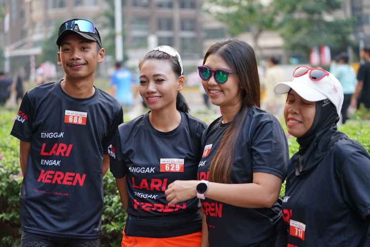 Race photo from Soft Launching Buku "Enggak Lari, Enggak Keren" & IdeaRun