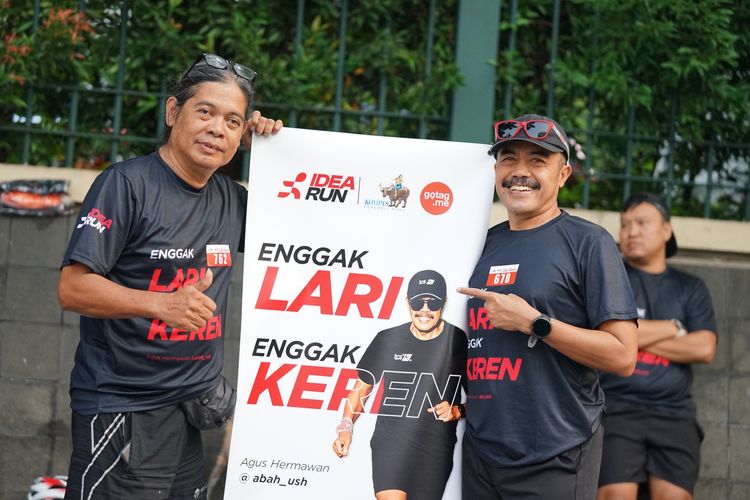 Race photo from Soft Launching Buku "Enggak Lari, Enggak Keren" & IdeaRun