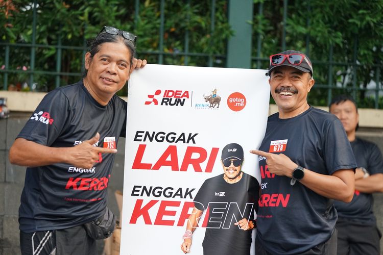 Race photo from Soft Launching Buku "Enggak Lari, Enggak Keren" & IdeaRun