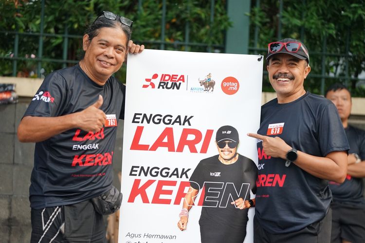 Race photo from Soft Launching Buku "Enggak Lari, Enggak Keren" & IdeaRun