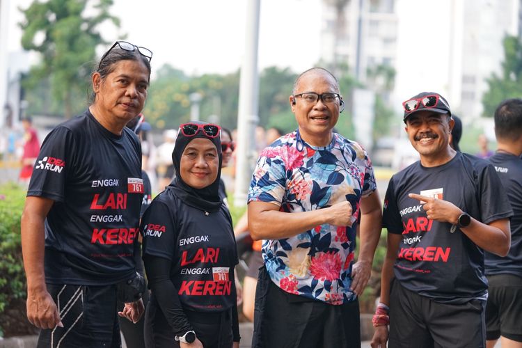 Race photo from Soft Launching Buku "Enggak Lari, Enggak Keren" & IdeaRun