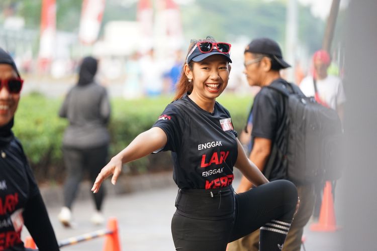 Race photo from Soft Launching Buku "Enggak Lari, Enggak Keren" & IdeaRun