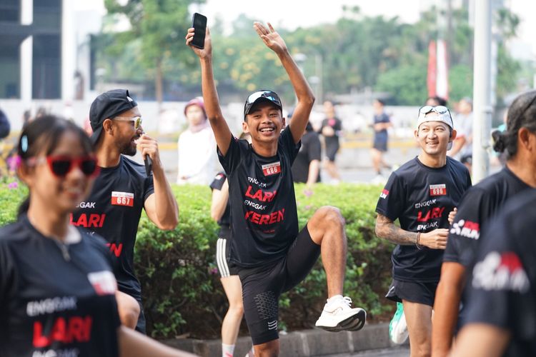 Race photo from Soft Launching Buku "Enggak Lari, Enggak Keren" & IdeaRun