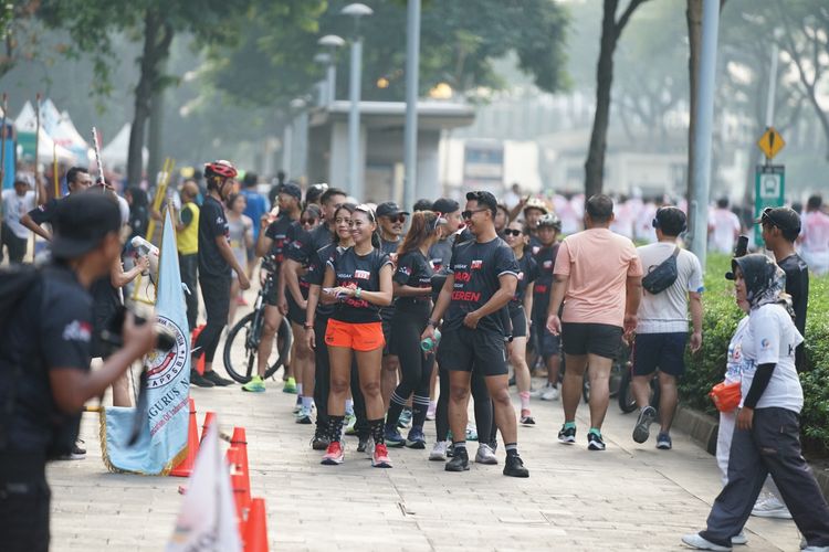 Race photo from Soft Launching Buku "Enggak Lari, Enggak Keren" & IdeaRun