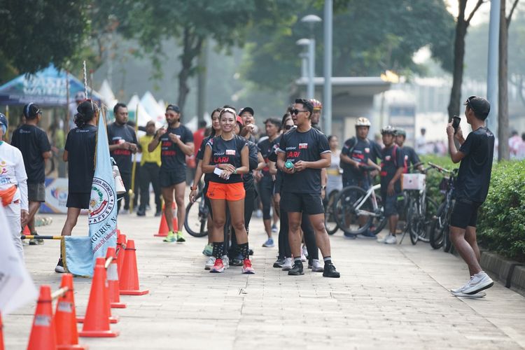 Race photo from Soft Launching Buku "Enggak Lari, Enggak Keren" & IdeaRun