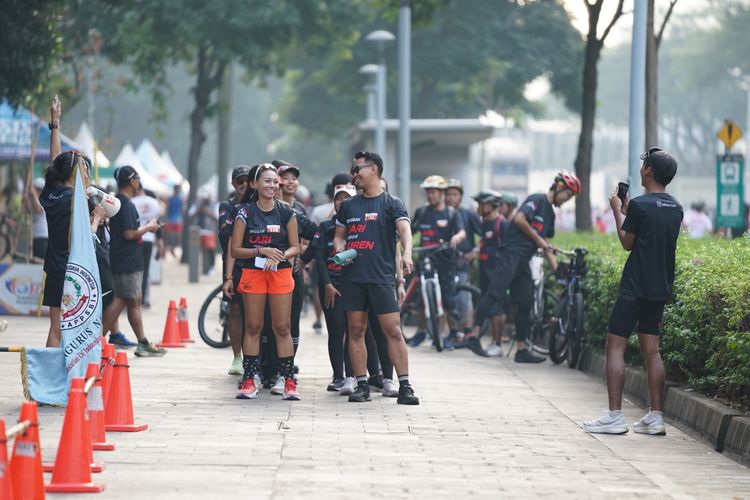 Race photo from Soft Launching Buku "Enggak Lari, Enggak Keren" & IdeaRun