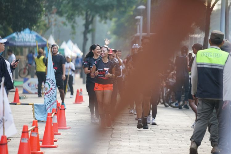 Race photo from Soft Launching Buku "Enggak Lari, Enggak Keren" & IdeaRun