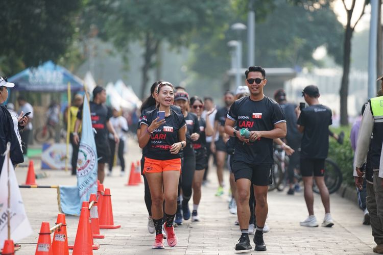 Race photo from Soft Launching Buku "Enggak Lari, Enggak Keren" & IdeaRun