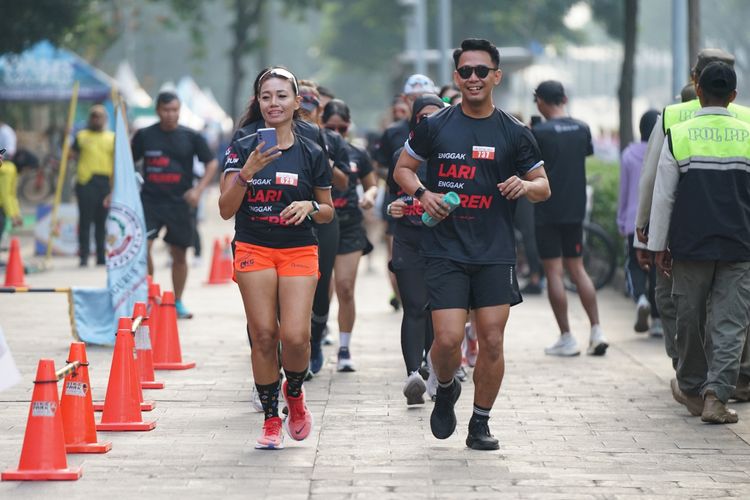 Race photo from Soft Launching Buku "Enggak Lari, Enggak Keren" & IdeaRun