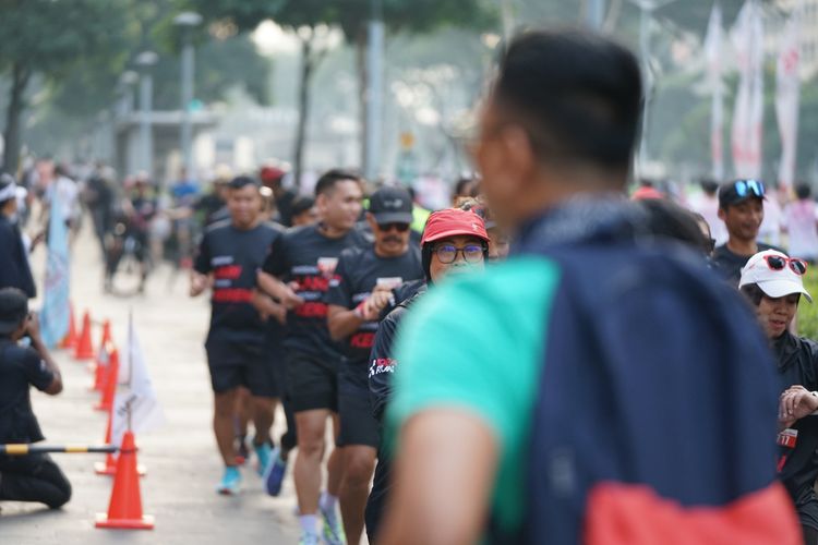 Race photo from Soft Launching Buku "Enggak Lari, Enggak Keren" & IdeaRun
