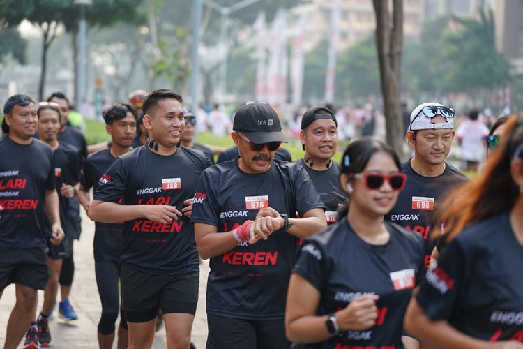 Race photo from Soft Launching Buku "Enggak Lari, Enggak Keren" & IdeaRun