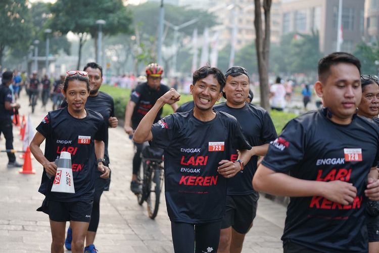 Race photo from Soft Launching Buku "Enggak Lari, Enggak Keren" & IdeaRun