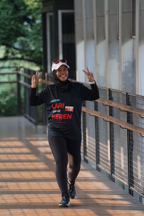Race photo from Soft Launching Buku "Enggak Lari, Enggak Keren" & IdeaRun