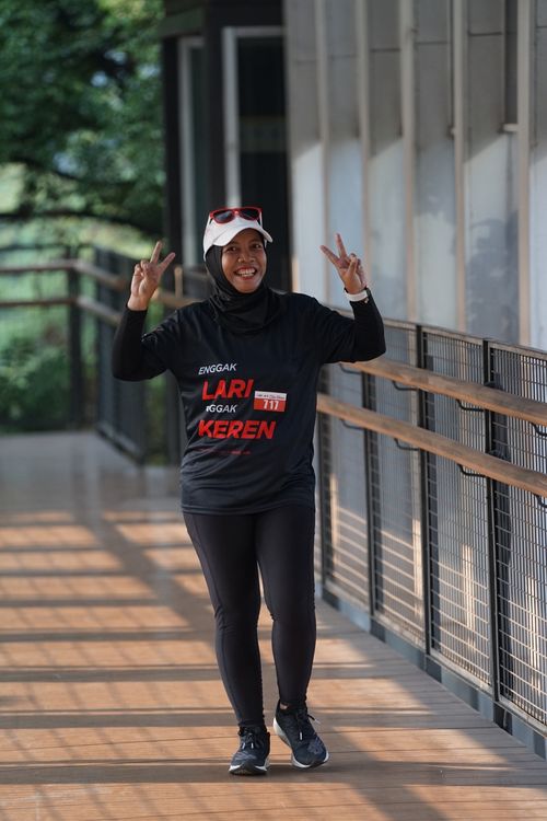 Race photo from Soft Launching Buku "Enggak Lari, Enggak Keren" & IdeaRun
