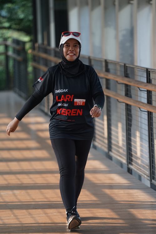 Race photo from Soft Launching Buku "Enggak Lari, Enggak Keren" & IdeaRun