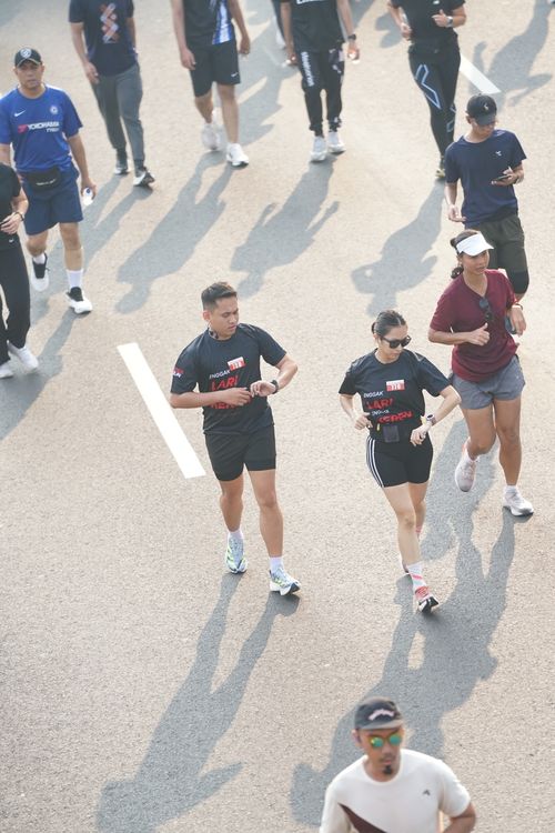 Race photo from Soft Launching Buku "Enggak Lari, Enggak Keren" & IdeaRun
