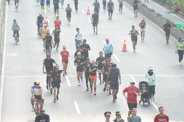 Race photo from Soft Launching Buku "Enggak Lari, Enggak Keren" & IdeaRun