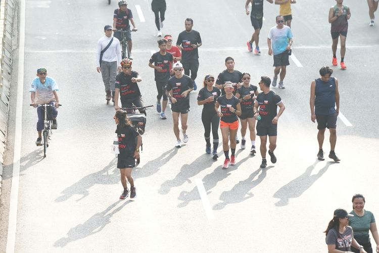 Race photo from Soft Launching Buku "Enggak Lari, Enggak Keren" & IdeaRun