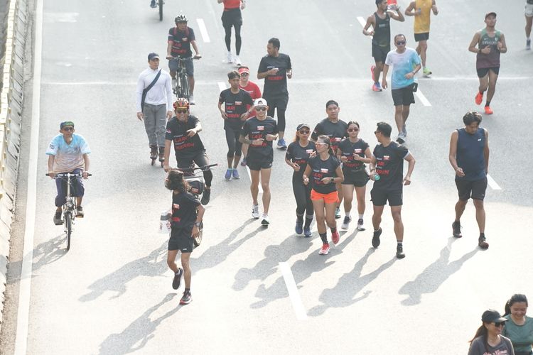 Race photo from Soft Launching Buku "Enggak Lari, Enggak Keren" & IdeaRun